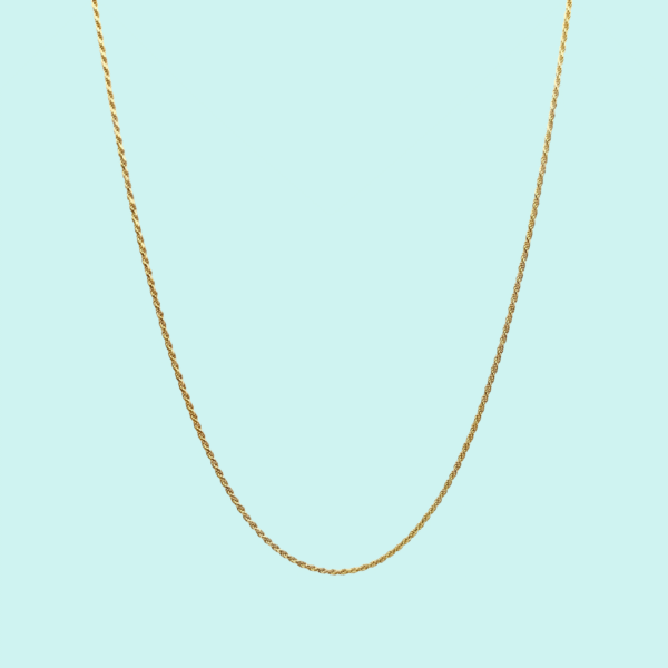 Collana Funetta in Argento 925 placcata oro gialla.