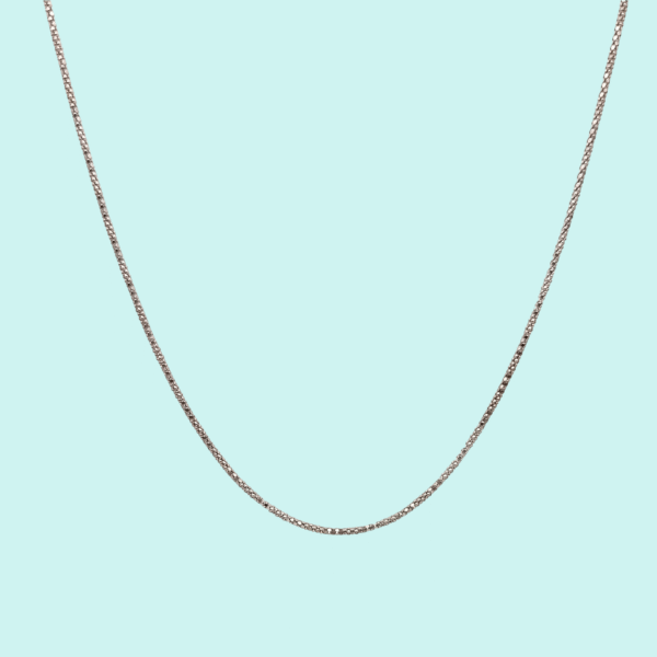 Collana PopCorn in Argento 925 rodiato.