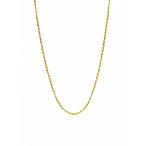 Collana maglia Funetta in Argento 925 placcata oro gialla.