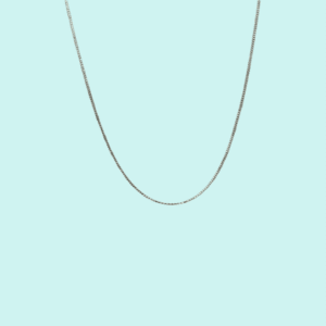 Collana maglia Veneziana in Argento 925 rodiata.