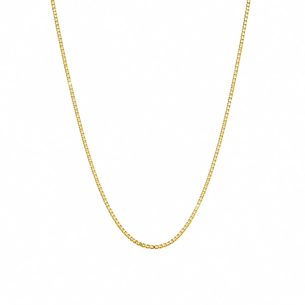 Collana maglia Veneziana in Argento 925 placcata oro giallo.