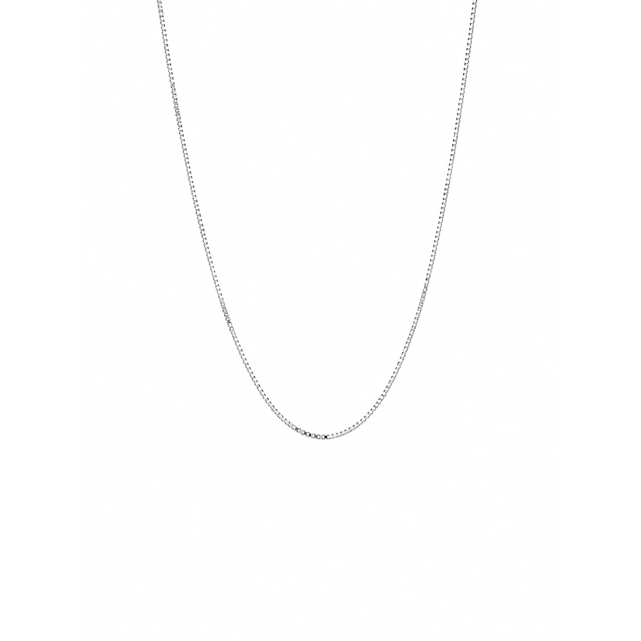 Collana maglia Veneziana in Argento 925 rodiata.
