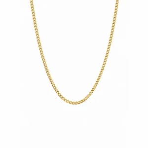 Collana maglia Grumetta in Argento 925 dorata.